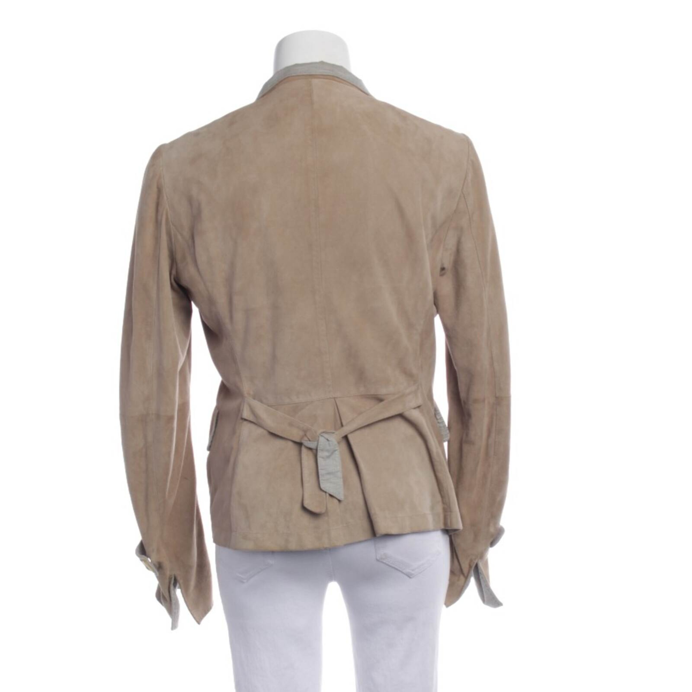 Brunello Cucinelli Jacket & Coat in M in Grey