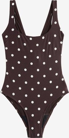 Next Бюстье Купальник в Коричневый: спереди