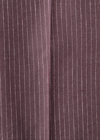 MANGO MAN Slim fit Pleated Pants 'Rainier' in Purple