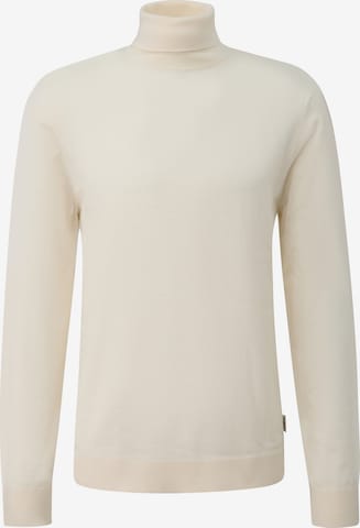 QS Pulover | bež barva: sprednja stran