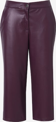 MIAMODA Wide leg Chino in Lila: voorkant