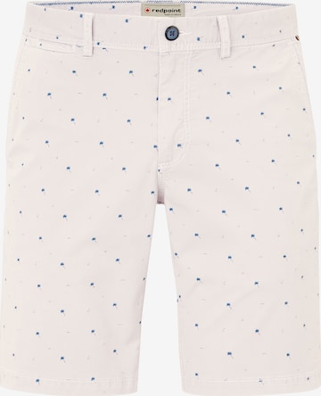 REDPOINT Chino Pants in White: front