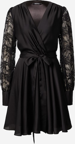 SWING Φόρεμα σε μαύρο: μπροστά
