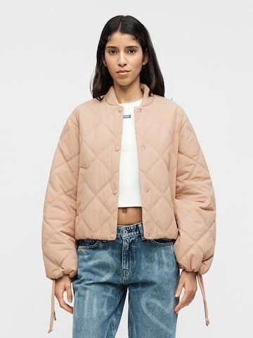 HUGO Φθινοπωρινό και ανοιξιάτικο μπουφάν 'Fasteppa-1' σε καφέ: μπροστά