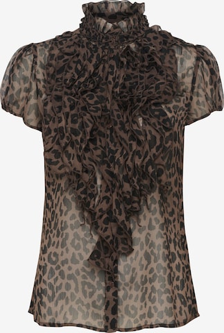 T-shirt 'Lilja' SAINT TROPEZ en marron : devant