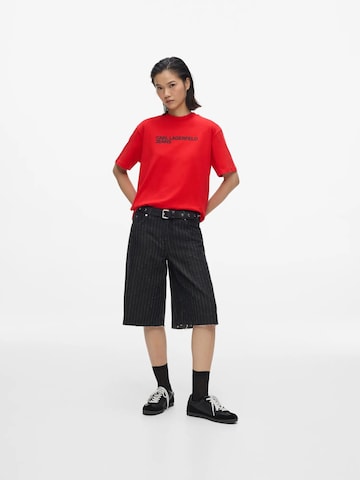 KARL LAGERFELD JEANS - Camiseta en rojo