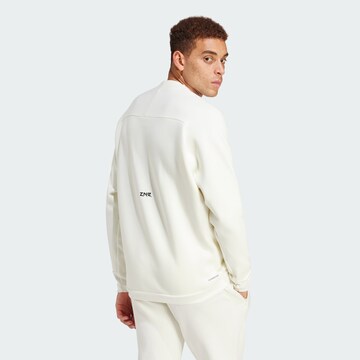 ADIDAS SPORTSWEAR Sports sweatshirt 'Z.N.E. Premium' in White