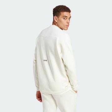 ADIDAS SPORTSWEAR - Sweatshirt de desporto 'Z.N.E. Premium' em branco