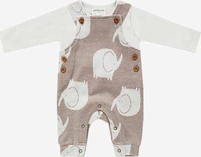 JACKY Komplet 'BABY ON TOUR' u moka smeđa / bijela, Pregled proizvoda