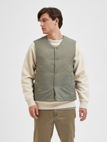 SELECTED HOMME Vest 'Taka' in Green