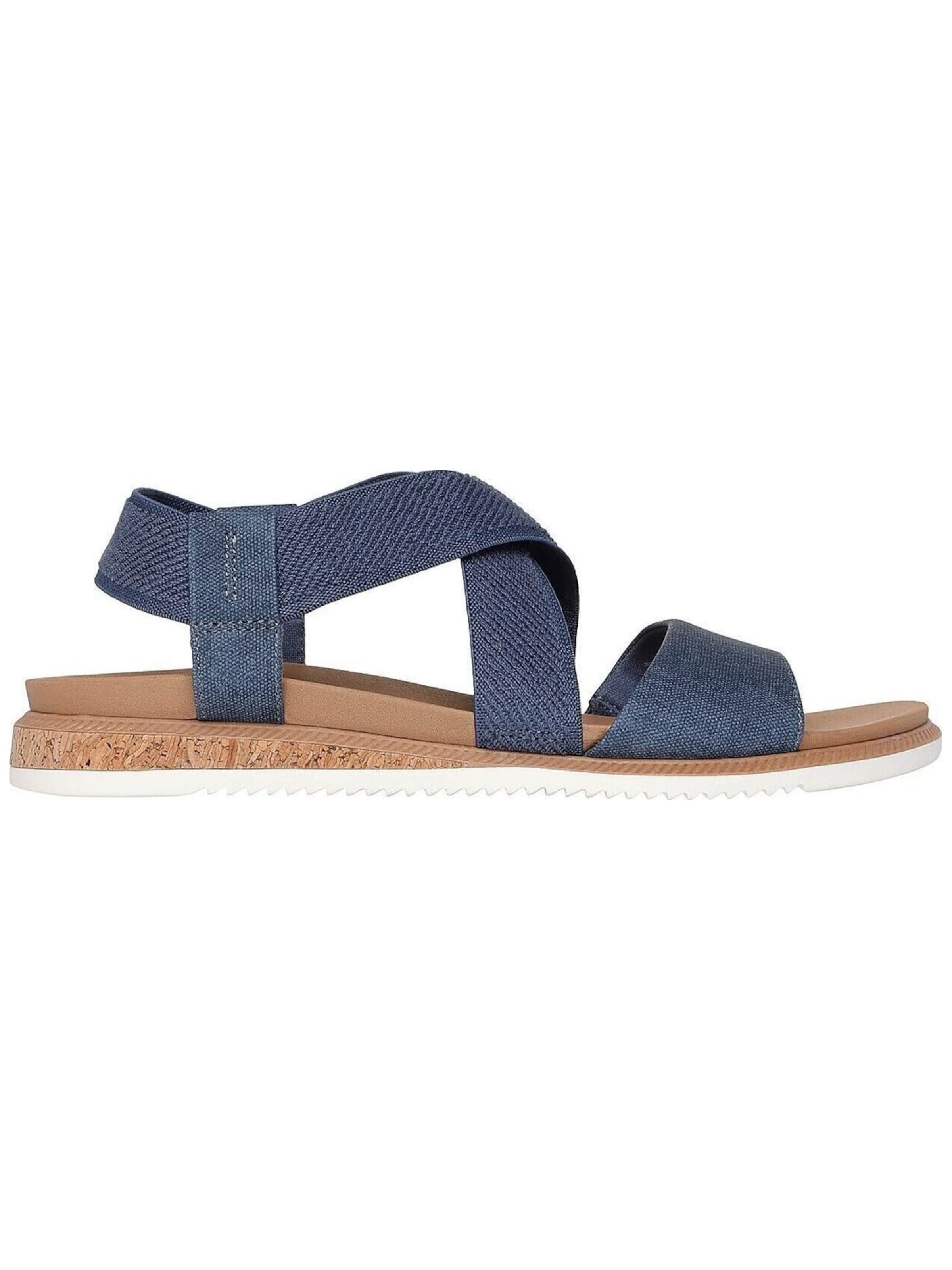 SKECHERS Sandal 'Skechers Desert Kiss Low' in Blue