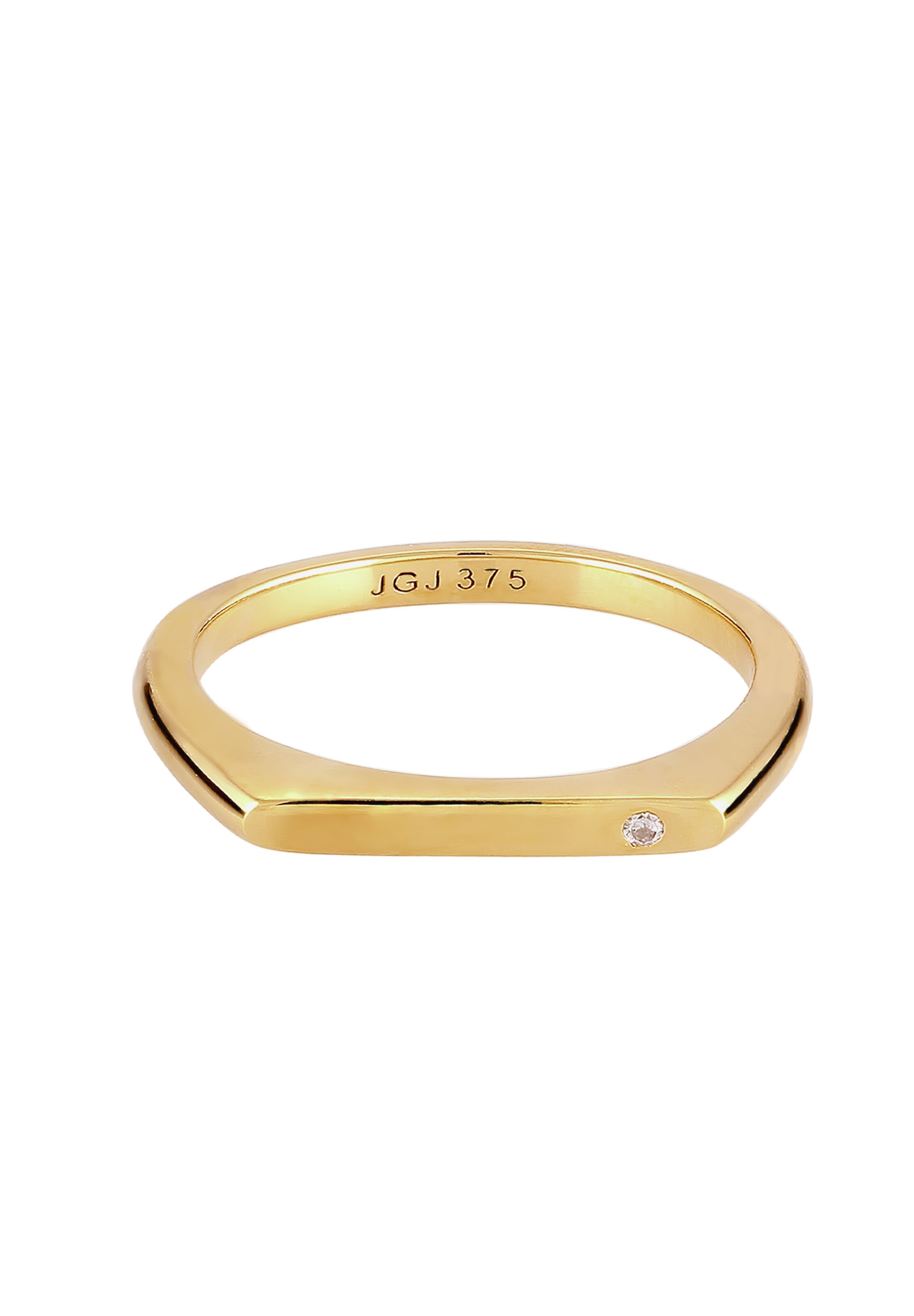 KUZZOI Ring 'Lab grown diamond' in Goud