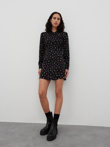 EDITED Shirt Dress 'Dorisa' in Black