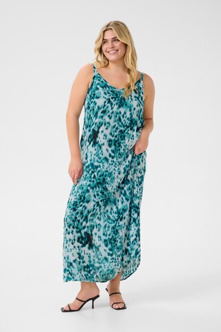 KAFFE CURVE Evening dress 'KCJulia Ami' in Green: front
