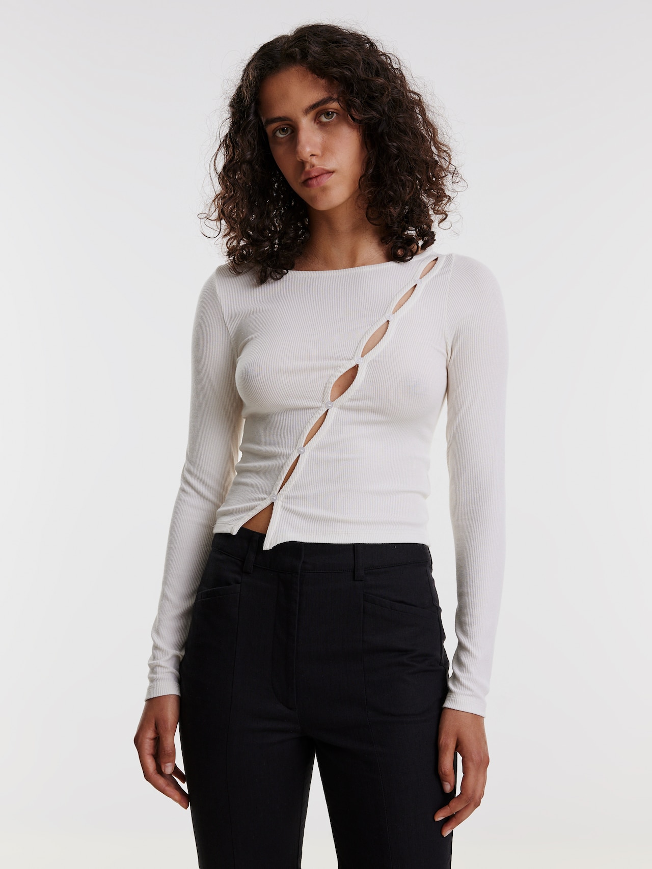 EDITED Maglietta 'Kristin' bianco