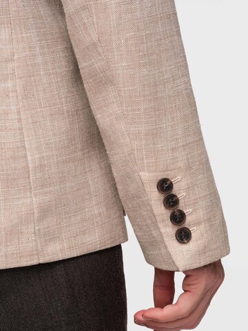 Coupe regular Veste de costume ' M169' Ombre en beige