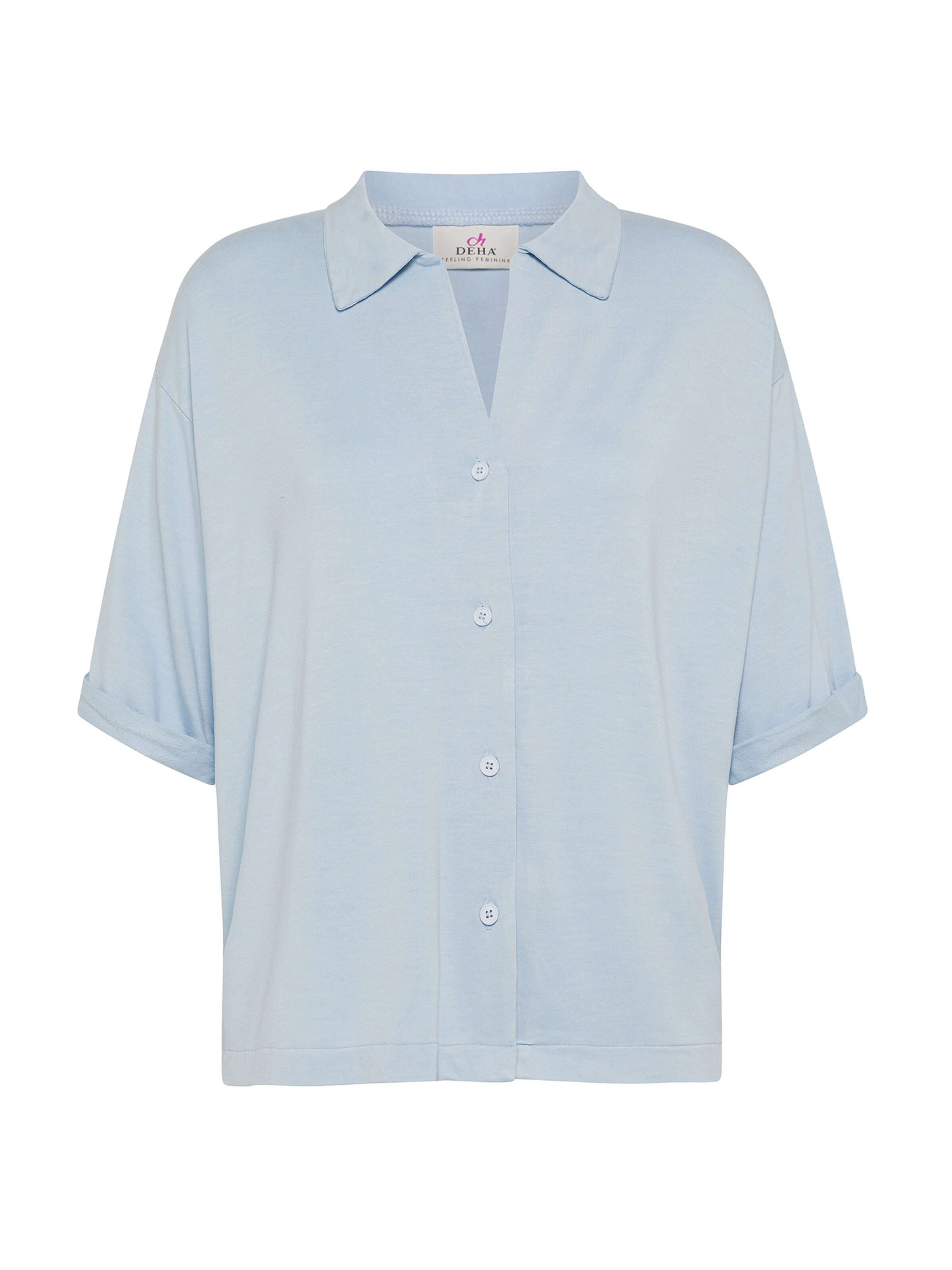 DEHA Blouse in Blauw: voorkant