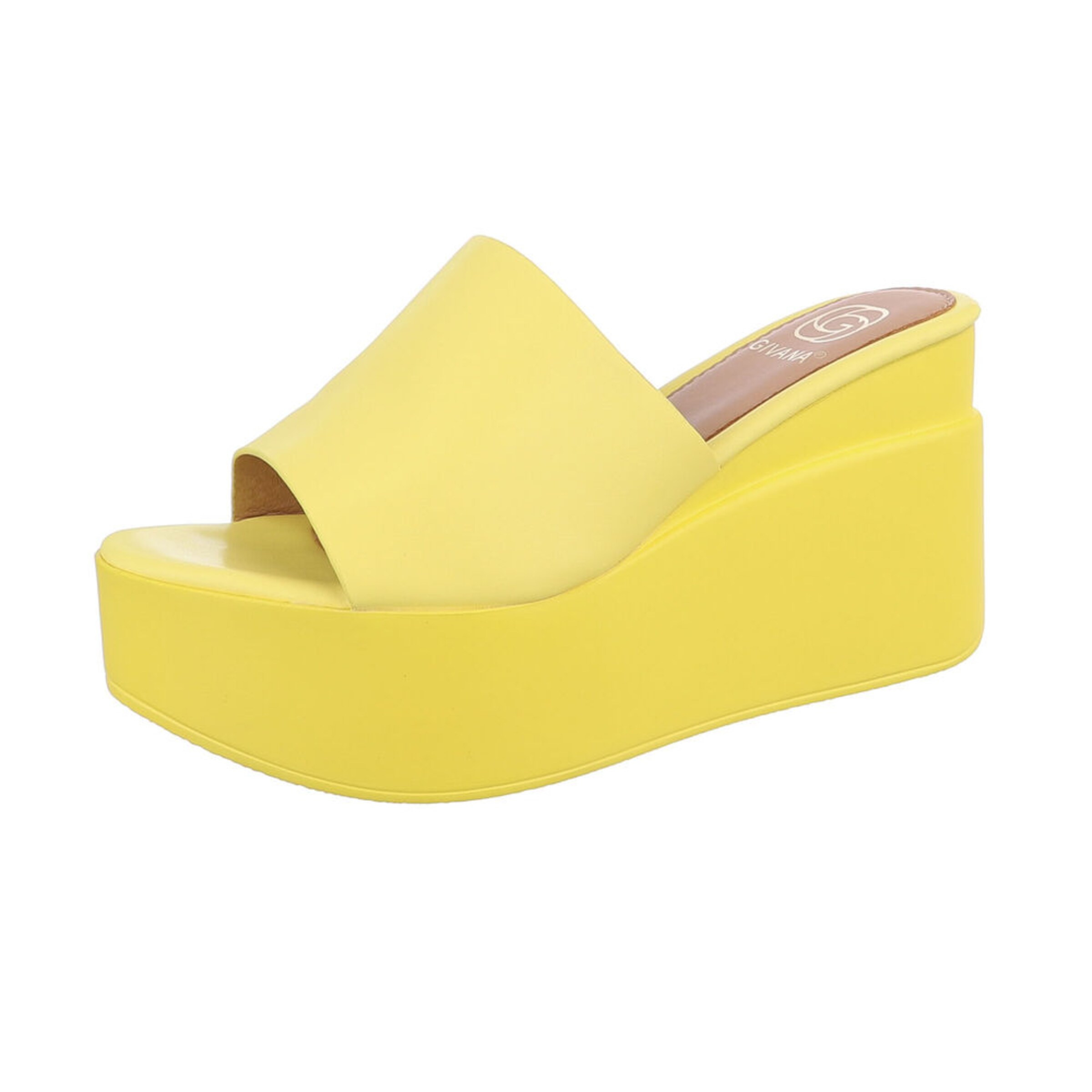 Ital-Design Sandals in Yellow: front