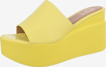 Ital-Design Sandale in Gelb: Vorderseite