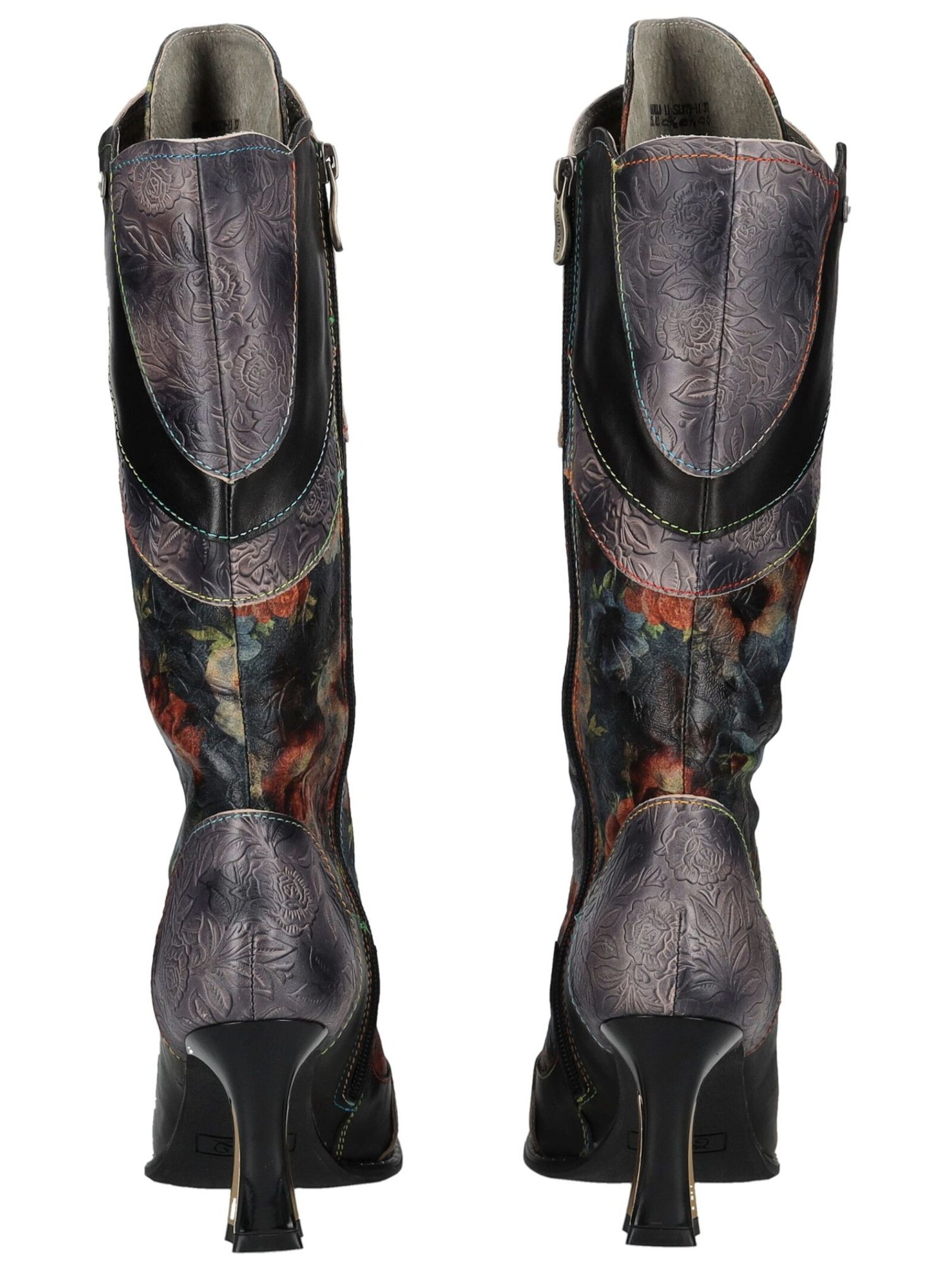 Laura Vita Lace-Up Boots in Black