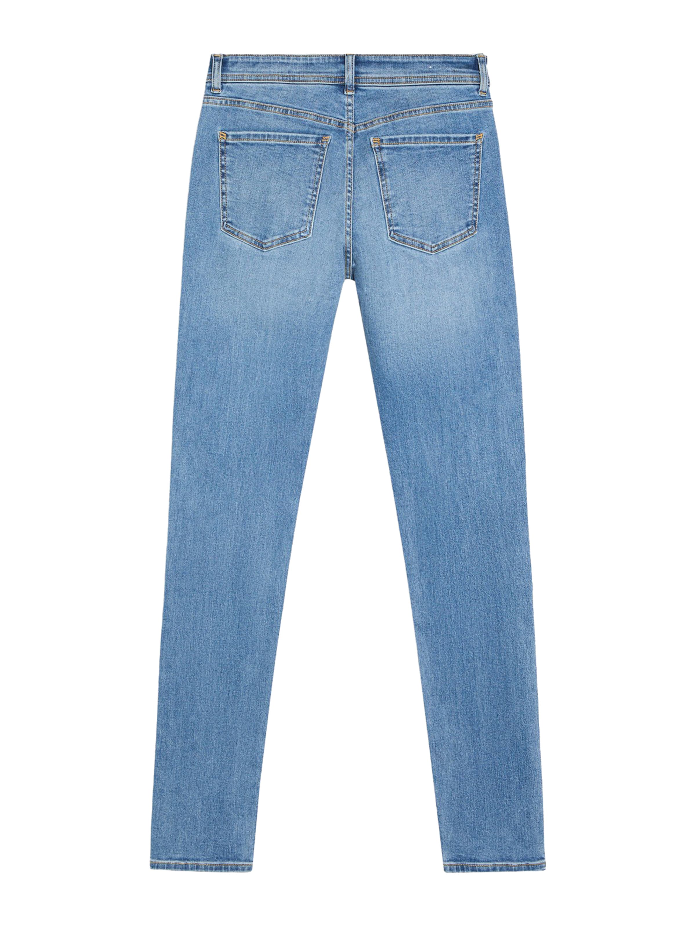 Bershka Skinny Farmer - kék
