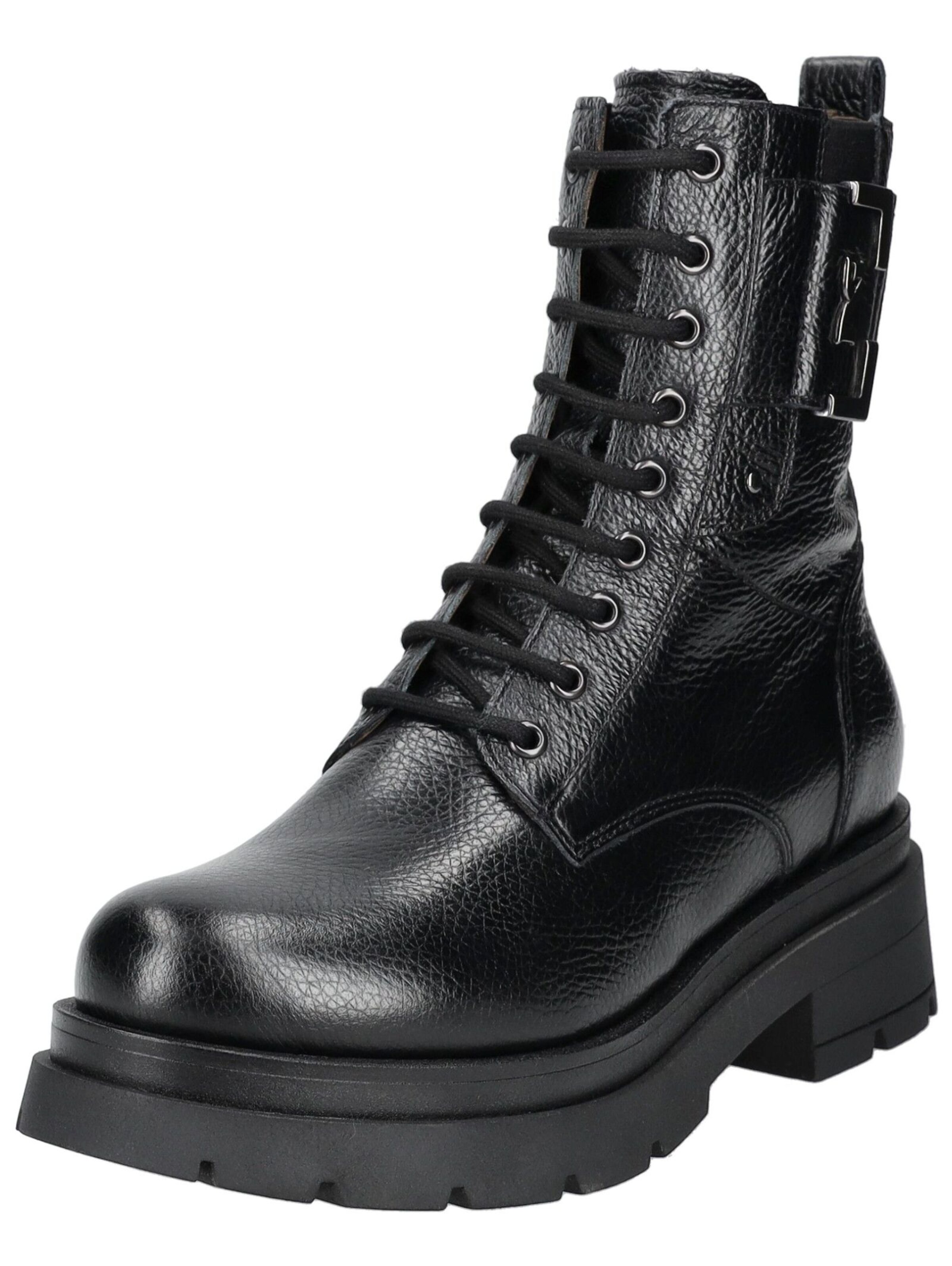 Bottines à lacets Nero Giardini en noir : devant