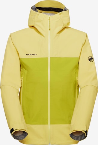 MAMMUT Jacke in Gelb: Vorderseite