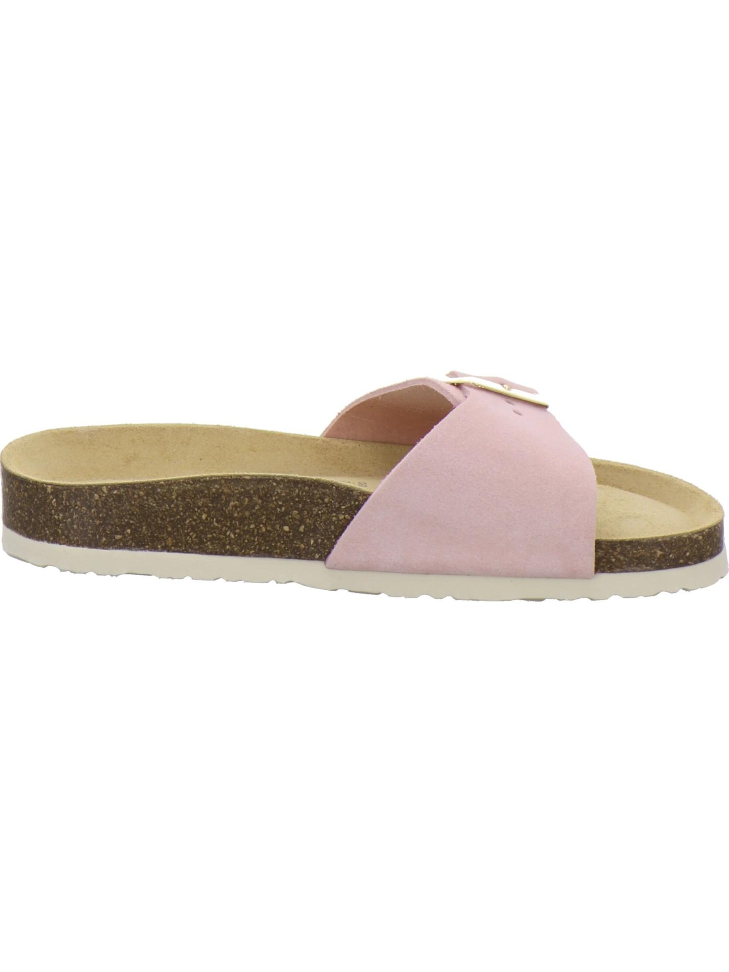 AFS-Schuhe - Zapatos abiertos 'Pantoletten Damen Einschnaller rose' en rosa
