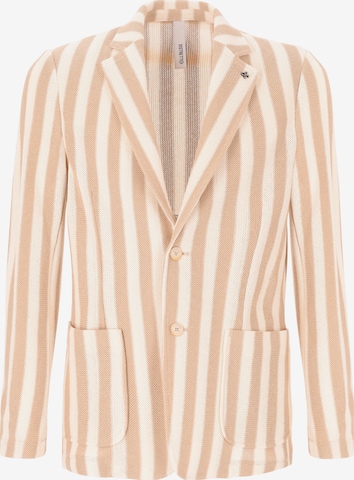 Distretto12 Regular Fit Sakko in Beige: Vorderseite