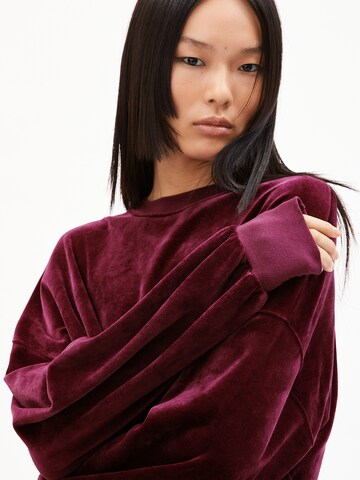 ARMEDANGELS Sweatshirt 'LEDIANAA' in Rood