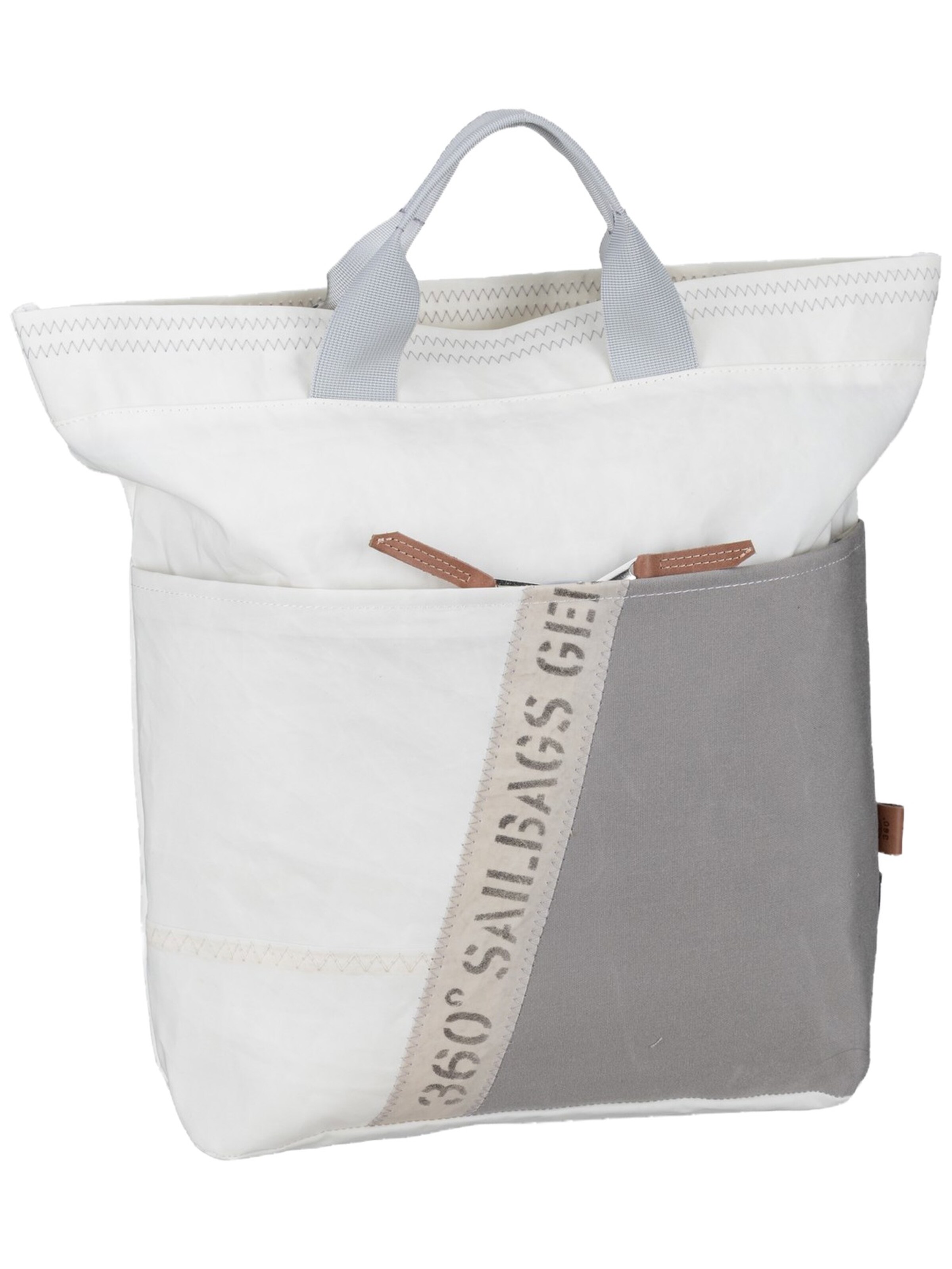360 Grad Backpack ' Kaje ' in Grey: front