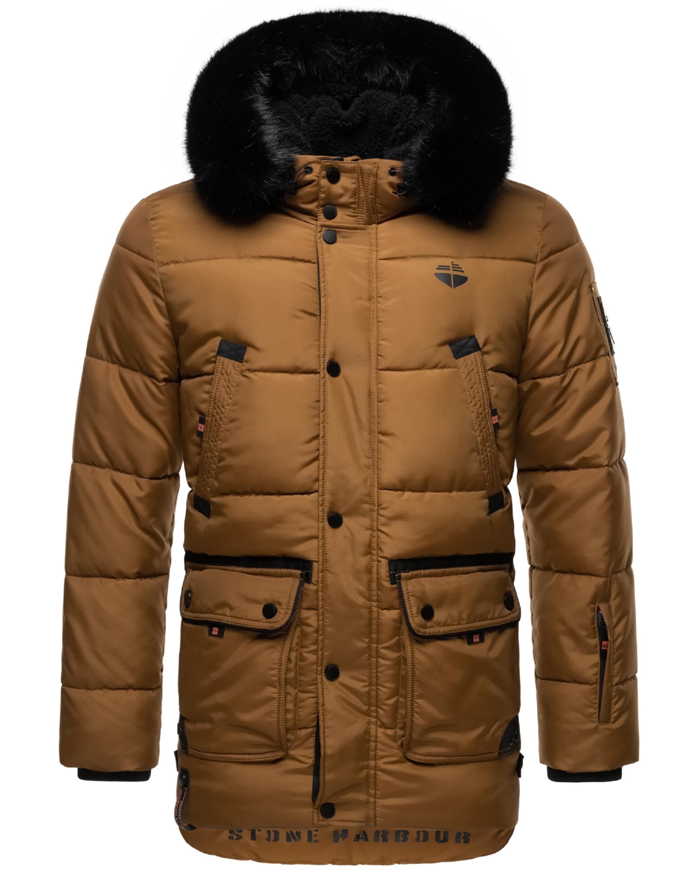 Veste d’hiver 'Mironoo' STONE HARBOUR en marron : devant