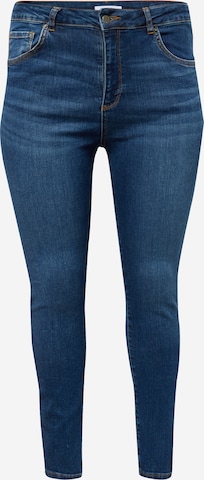 ABOUT YOU Curvy Skinny Jeans 'Hanna' in Blue: front