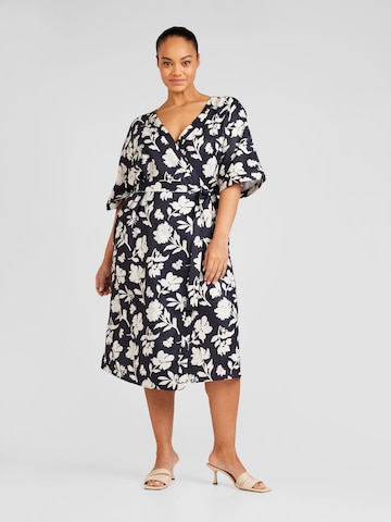 Robe 'Delphine' ABOUT YOU Curvy en noir : devant