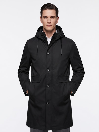 ALLTHEMEN Between-Seasons Coat 'Dämmerung' in S in Black, Item view