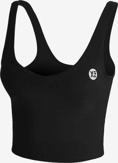 YEAZ Sportski top 'Secret' u crna / bijela, Pregled proizvoda