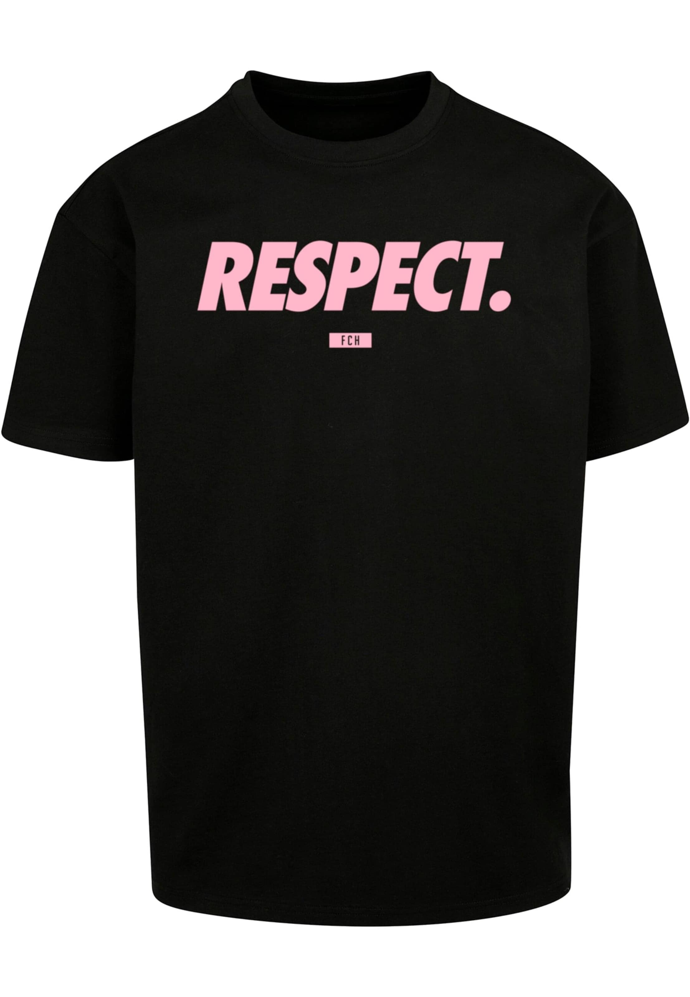 MT Upscale Shirt 'Home Respect' in Zwart: voorkant