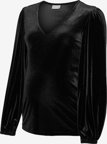 MAMALICIOUS Blouse in Zwart: voorkant