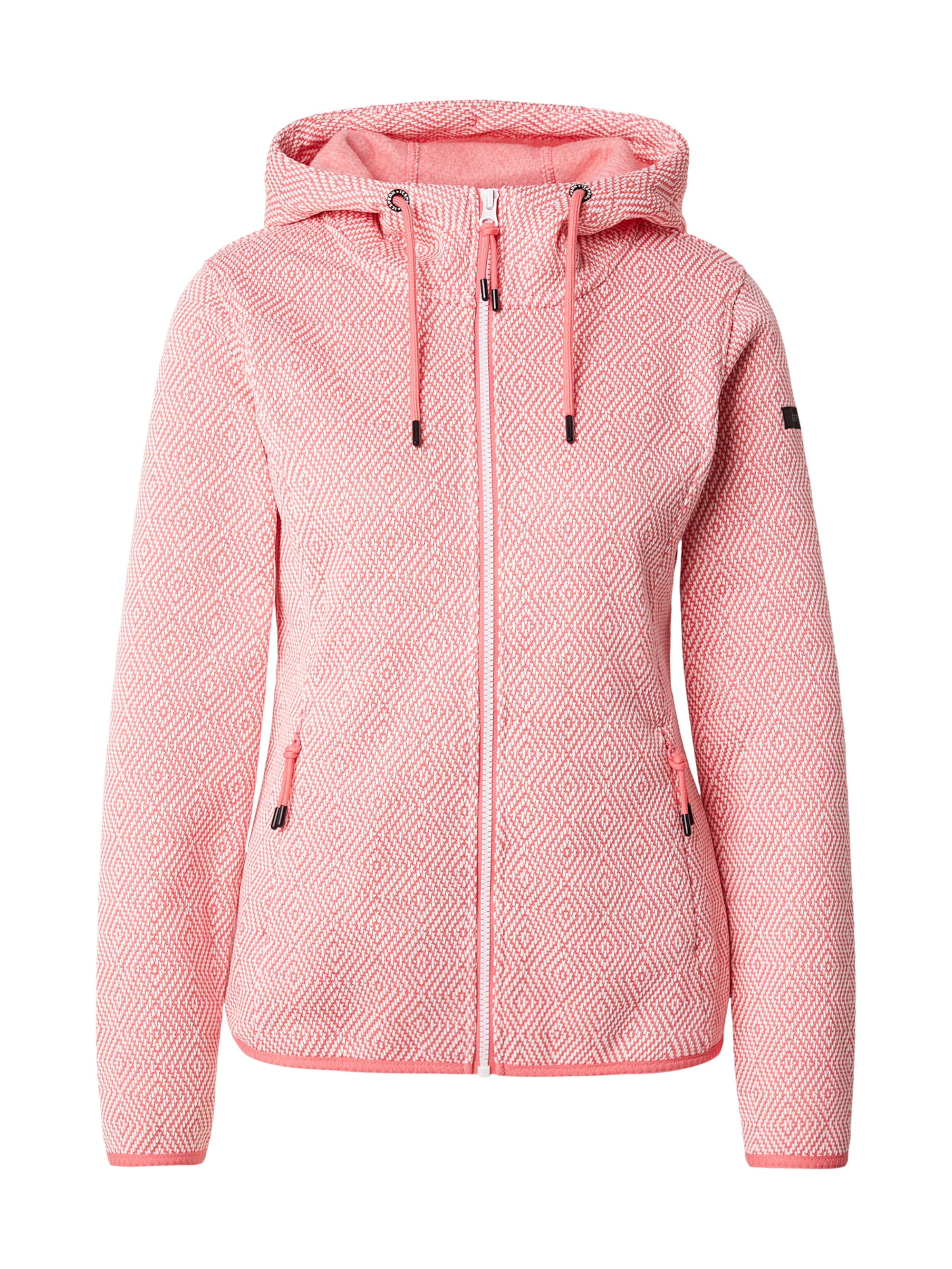 ICEPEAK Функционално поларено яке 'Adrian' в розово: отпред