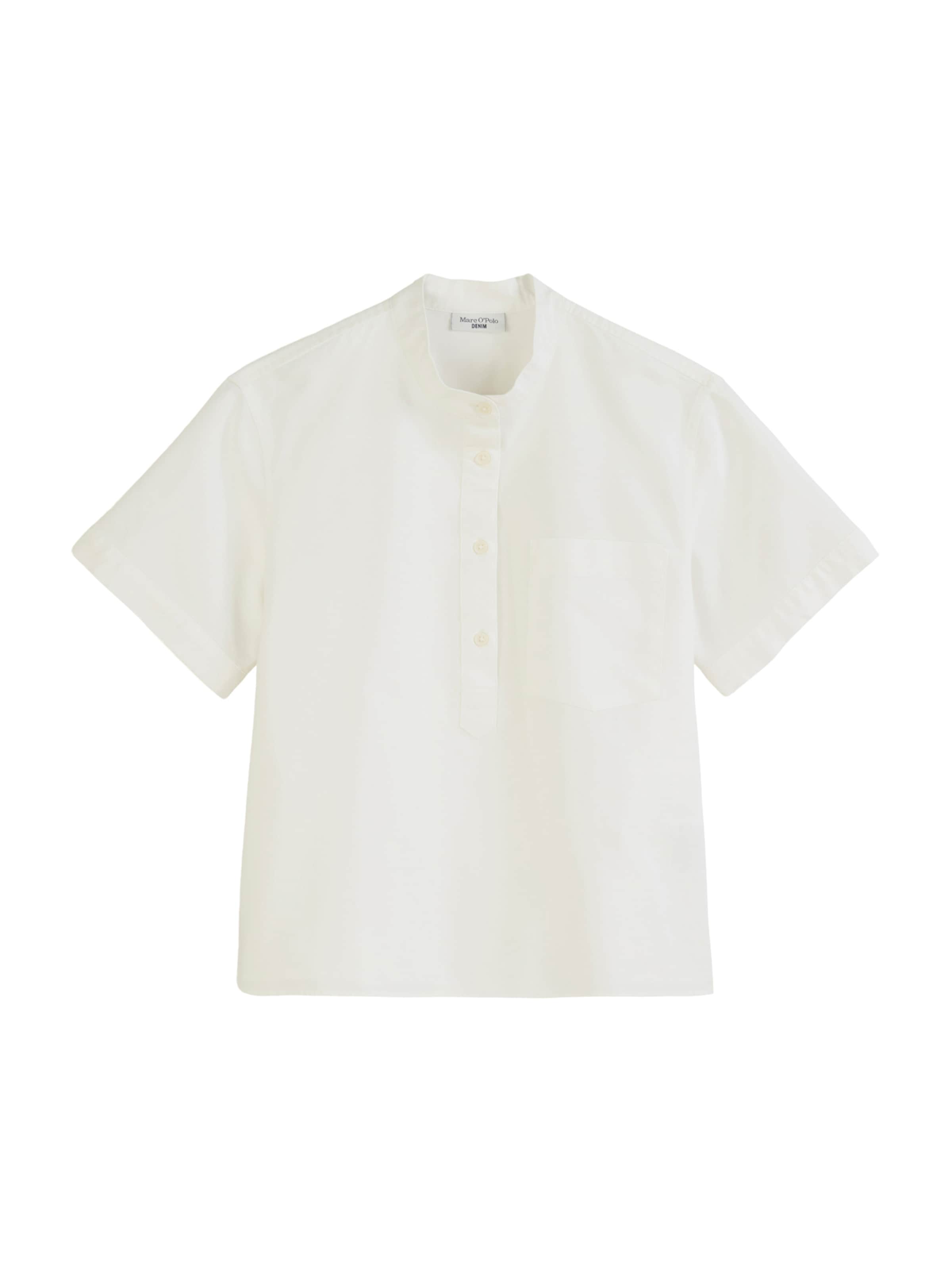Marc O'Polo DENIM Μπλούζα σε λευκό: μπροστά