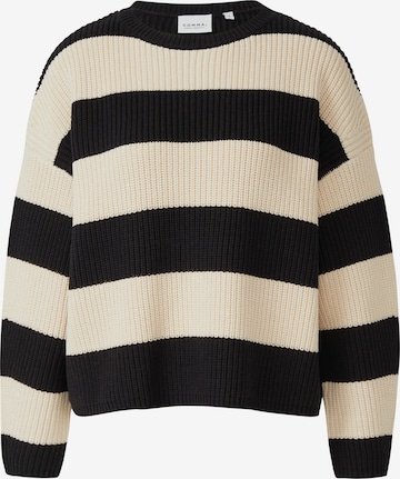 COMMA Pullover in Schwarz: Vorderseite