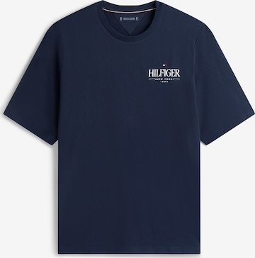 Tommy Hilfiger Big & Tall Tričko - Modrá: predná strana