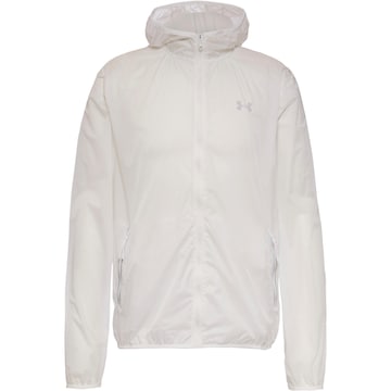 UNDER ARMOUR Athletic Jacket 'VELOCITI PRO LW' in White: front