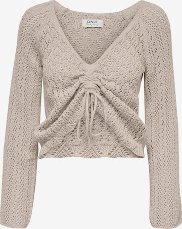 Pull-over ONLY en beige : devant