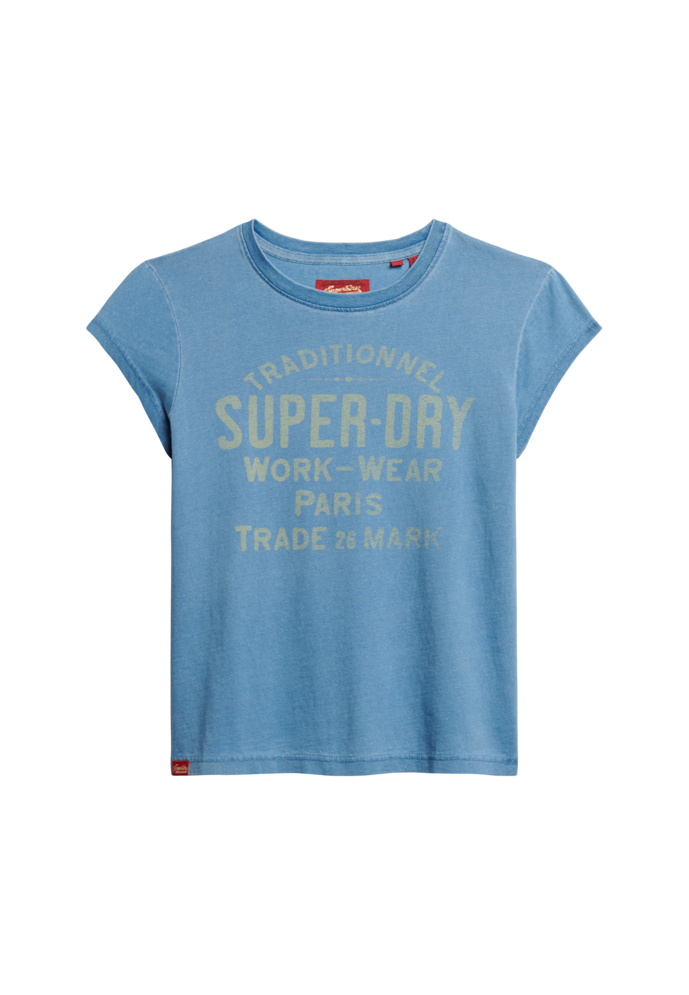 Superdry T-shirt i blå / khaki, Produktvy