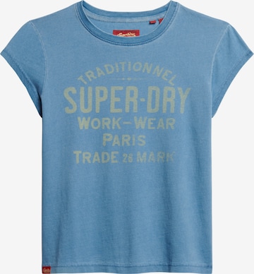 Superdry T-Shirt in Blau: Vorderseite