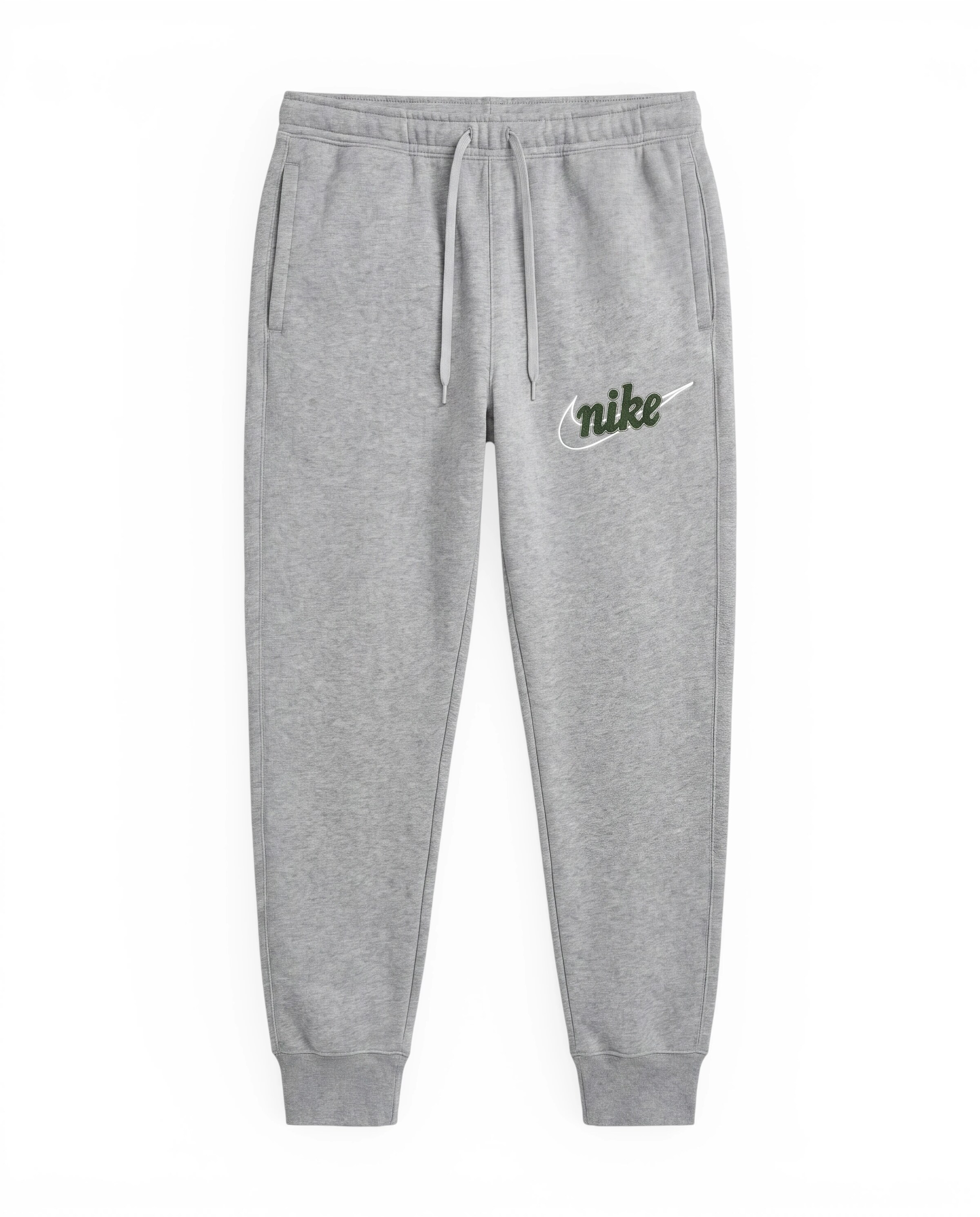 Nike Sportswear Broek 'Club' in Grijs: voorkant
