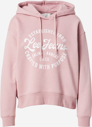 Lee Свитшот в Ярко-розовый: спереди