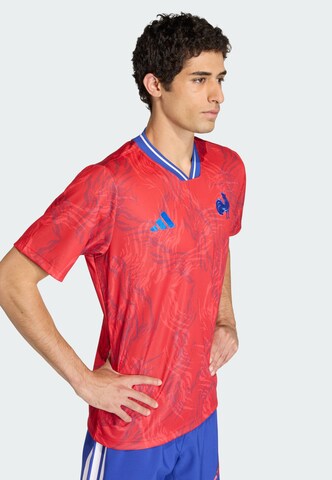 ADIDAS PERFORMANCE Jersey 'Frankreich Rugby Prematch' in Red