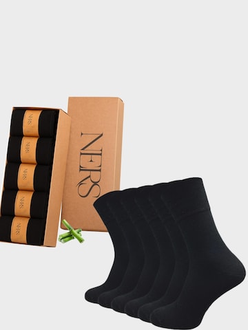 NERS Socks 'KAUMA' in Black: front